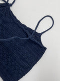 Garlic Punched Knit Bustier