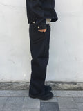 [SET] Aubert Non-Faded Curved Denim Pants