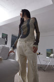 cotton work cargo pants