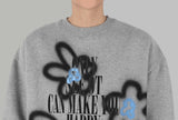 Spray brushed sweatshirt