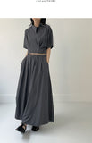 Hope Unbalanced Collar Blouse