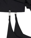 Layered Paneled Skirt Shorts