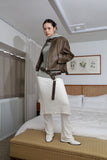 Net hijab knit hoodie