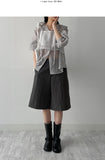 Charlie See-Through Loose Fit Blouse