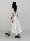 Bijo Nylon Pleated Long One Piece
