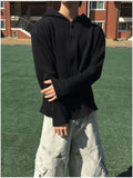 Ted Basic Rib Hood Zip-Up
