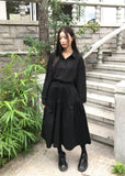 POCKET LINE COTTON SKIRT