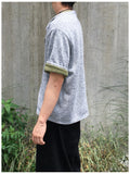 Ian Crop Round Knit Short Sleeve Cardigan