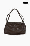 Wrinkle two-line shoulder cross bag