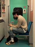 Crossover punching knit