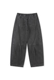 Dyeing washed panel pants