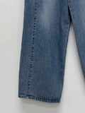 606 Balloon Wrinkle Wide Denim Pants