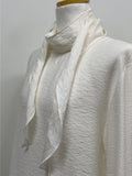 Saphir High Neck Tie Blouse