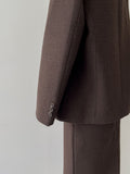 [Setup Available] Monet No Collar Overfit Tweed Jacket