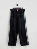 Liu Washed Maxi Black Jeans