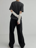 Peach Loose Fit Short Sleeve T-shirt