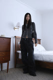 Loom biker cotton pants