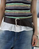 Wide Low-Rise Big Belt