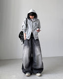 Two Kids Sagging Balloon Denim