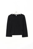 (W) Basic Slit Longsleeve