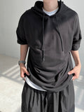 Drop-down Half Hood T-Shirt