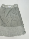 Dot Crease Mermaid Midi Skirt