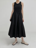 Mix Layered Long One Piece