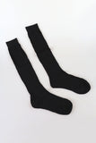 Flat ribbed socks