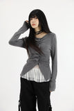 Louis wrinkle pintuck cardigan