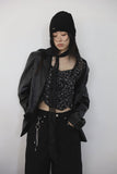 Halim studded black denim