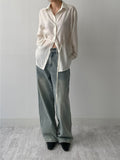 Renne Belted Loose-Fit Blouse
