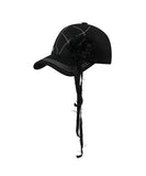Stitch line corsage ball cap
