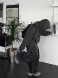 Pigment Washing Boxy Hoodie