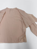 [Long Sleeve Ver.] Earth Wrap Loose Fit Blouse