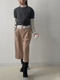 Bartle Stripe Slim Fit Crop Shirt