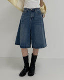 741 Catwashing Bermuda Denim Pants