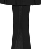 Pleated Jersey Skirt Pants