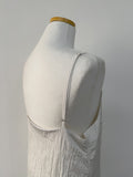 Wrinkle Bustier Layered Long One Piece