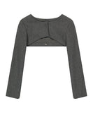 Layered Bolero Wool Jacket