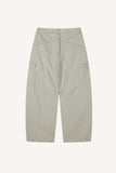 Canvas Cargo Curved Pants