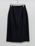 Doe Pleated Long Skirt