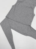 Strap Ribbed Sleeveless