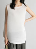 [Premium] Linea Pleats Unbalance Sleeveless