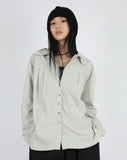 Nylon anorak shirt