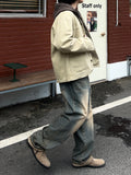 Quadra Pocket Pigment Collar Work Jacket