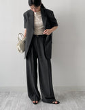 Florence Two Tuck Wide Slacks