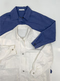 Garment Work Over Fit Half Jacket