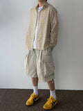 Summer Seersucker Check Shirt