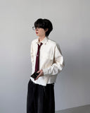 Serene Damage Crop Shirt