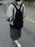 Wave Incision Color Matching Windbreaker
